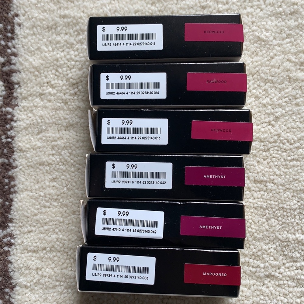 H&M Cream Lipstick - Redwood, Amethyst, Marooned